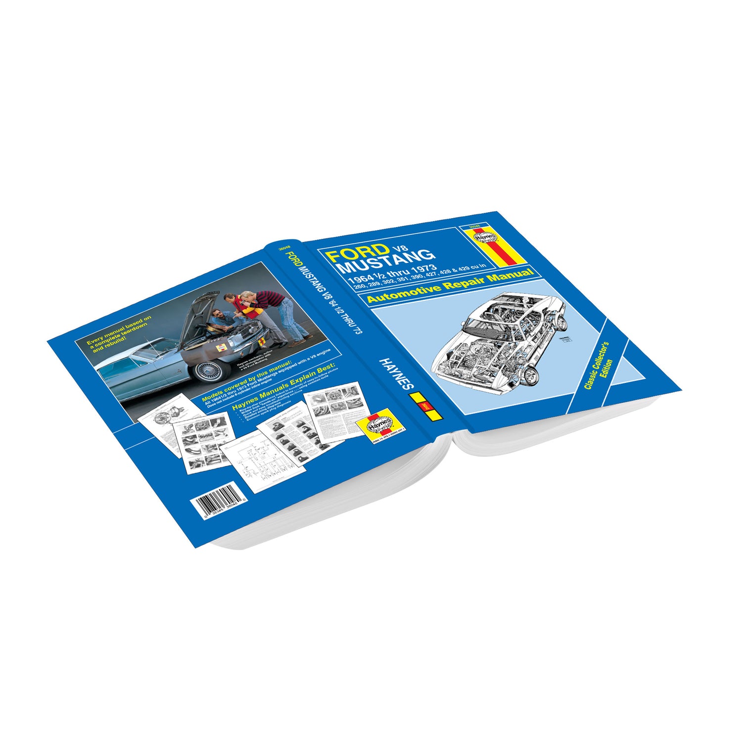 Classic Collector's Edition: Ford Mustang, Mach 1, GT, Shelby, & Boss V-8 (64-73) Haynes Repair Manual - Hardcover