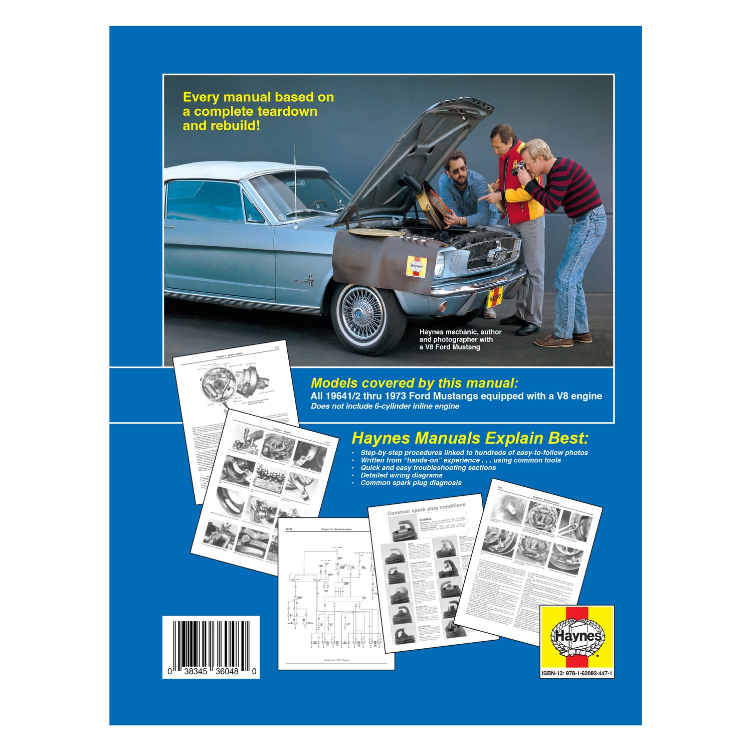 Classic Collector's Edition: Ford Mustang, Mach 1, GT, Shelby, & Boss V-8 (64-73) Haynes Repair Manual - Hardcover