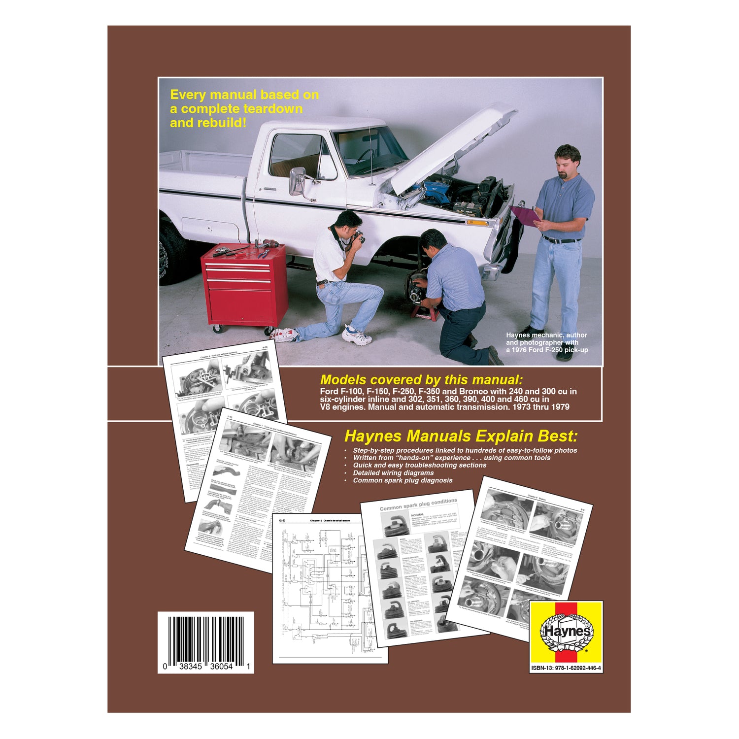 Classic Collector's Edition: Ford Pick-Ups F-100-F-350 & Bronco (73-79) Haynes Repair Manual - Hardcover