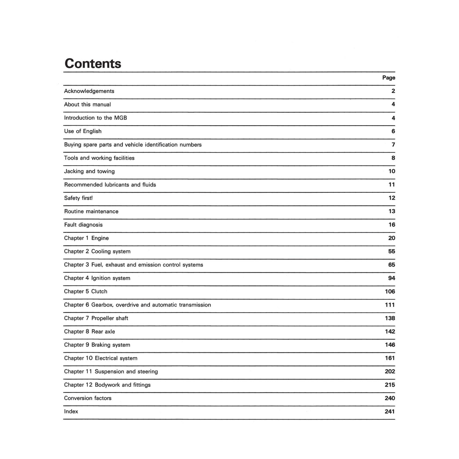 MGB (62-80) Roadster & GT Coupe Haynes Repair Manual