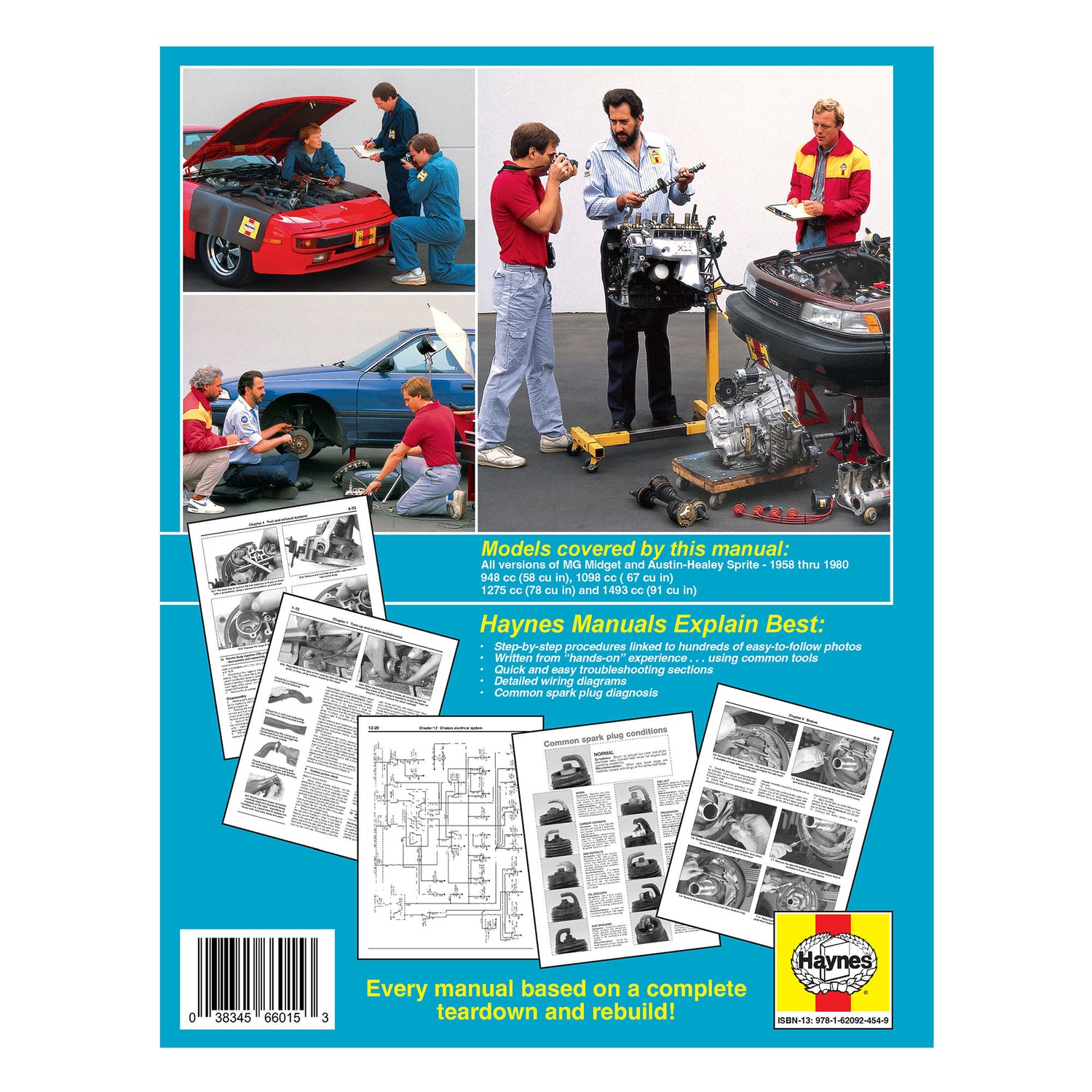 Classic Collector's Edition: MG Midget & Austin-Healy Sprite (1958-1980) Haynes Repair Manual - Hardcover