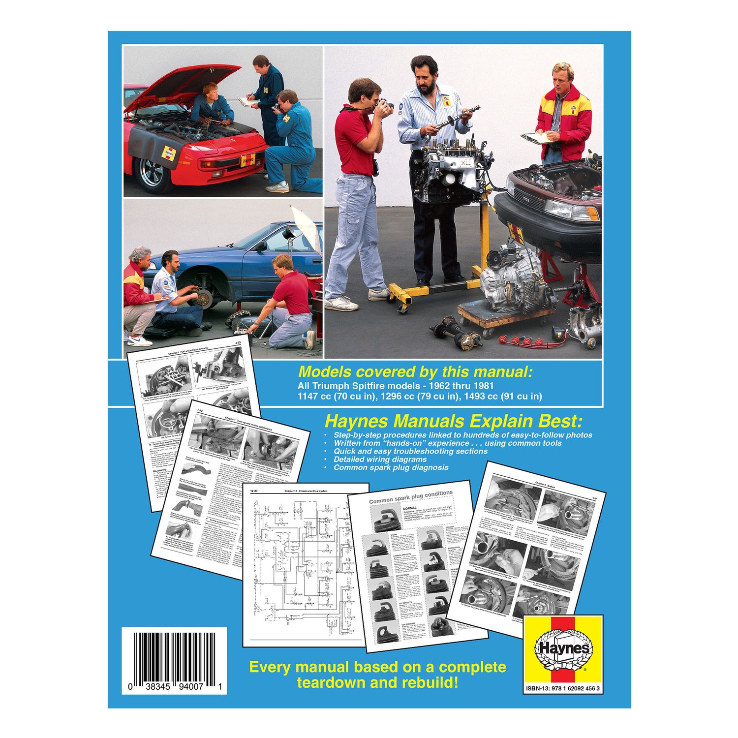 Classic Collector's Edition: Triumph Spitfire (1962 - 1981) Haynes Repair Manual - Hardcover