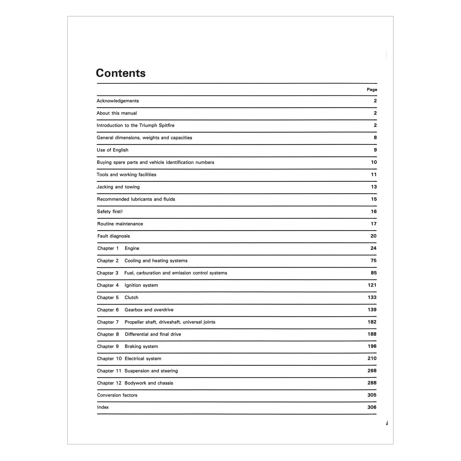 Classic Collector's Edition: Triumph Spitfire (1962 - 1981) Haynes Repair Manual - Hardcover