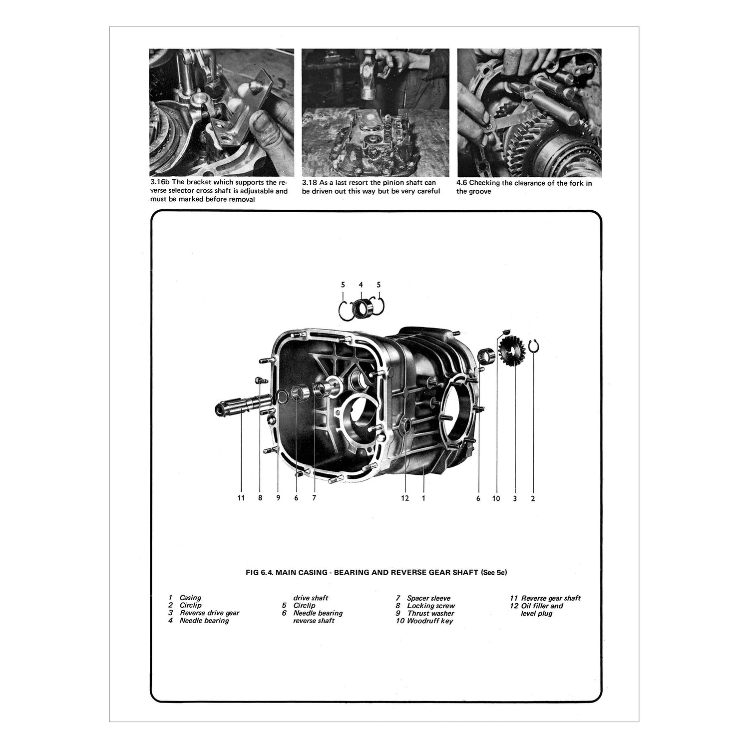 Technical diagram of a mechanical component with labeled parts on a white background