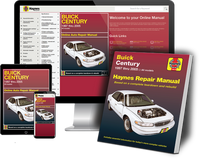 Buick Century 1997 thru 2005 Haynes Repair Manual Book and Online Bundle