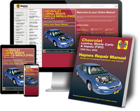 Chevrolet Lumina, Monet Carlo and Impala FWD Haynes Repair Manual Book and Online Bundle