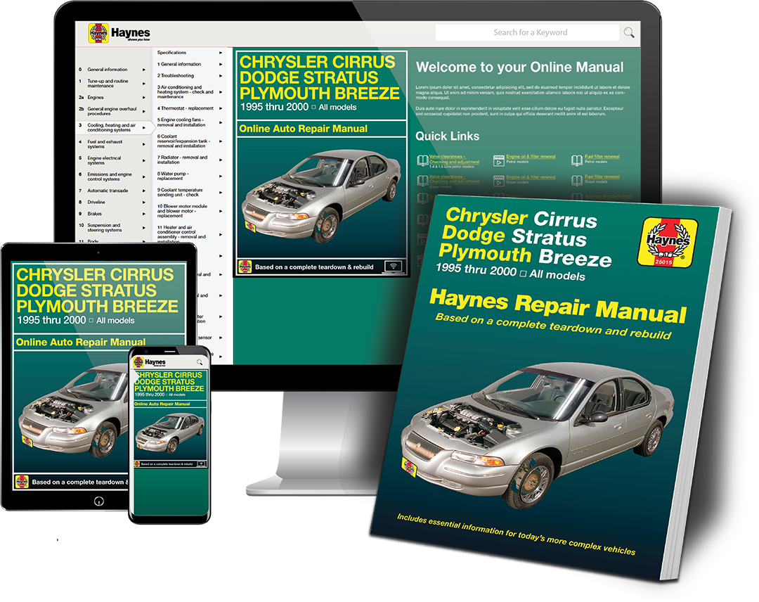 Chrysler Cirrus Dodge Stratus Plymouth Breeze