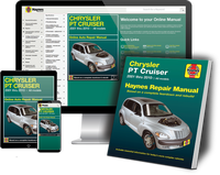 Chrysler PT Cruiser 2001 thru 2010 Haynes Repair Manual Book and Online Bundle