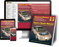 General Motors Haynes Repair Manual Book and Online Bundle