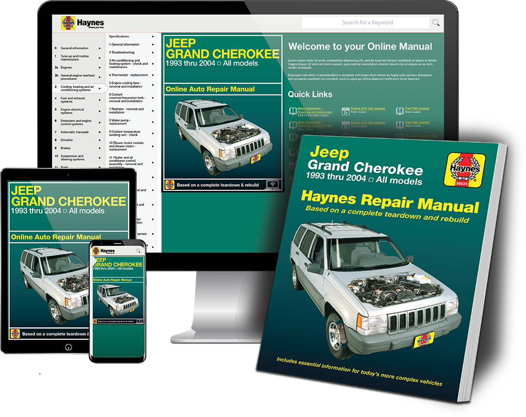 Jeep Grand Cherokee (93-04) Haynes Repair Manual – Haynes Jeep Grand Cherokee (93-04) Haynes Repair Manual – Haynes