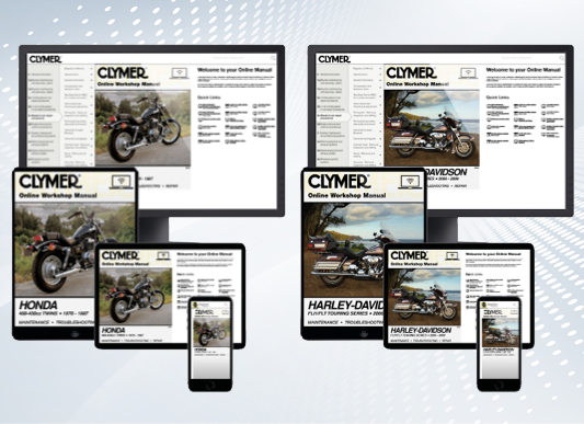 Clymer motorcycle manuals