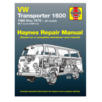 Volkswagen 1600 Baywindow Transporter 1584cc (1968-1979) Haynes Repair Manual