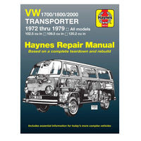 Volkswagen VW 1700/1800/2000 Transporter (72-79) models with 102.5 cu in, 109.5 cu in & 120.2 cu in engines Haynes Repair Manual
