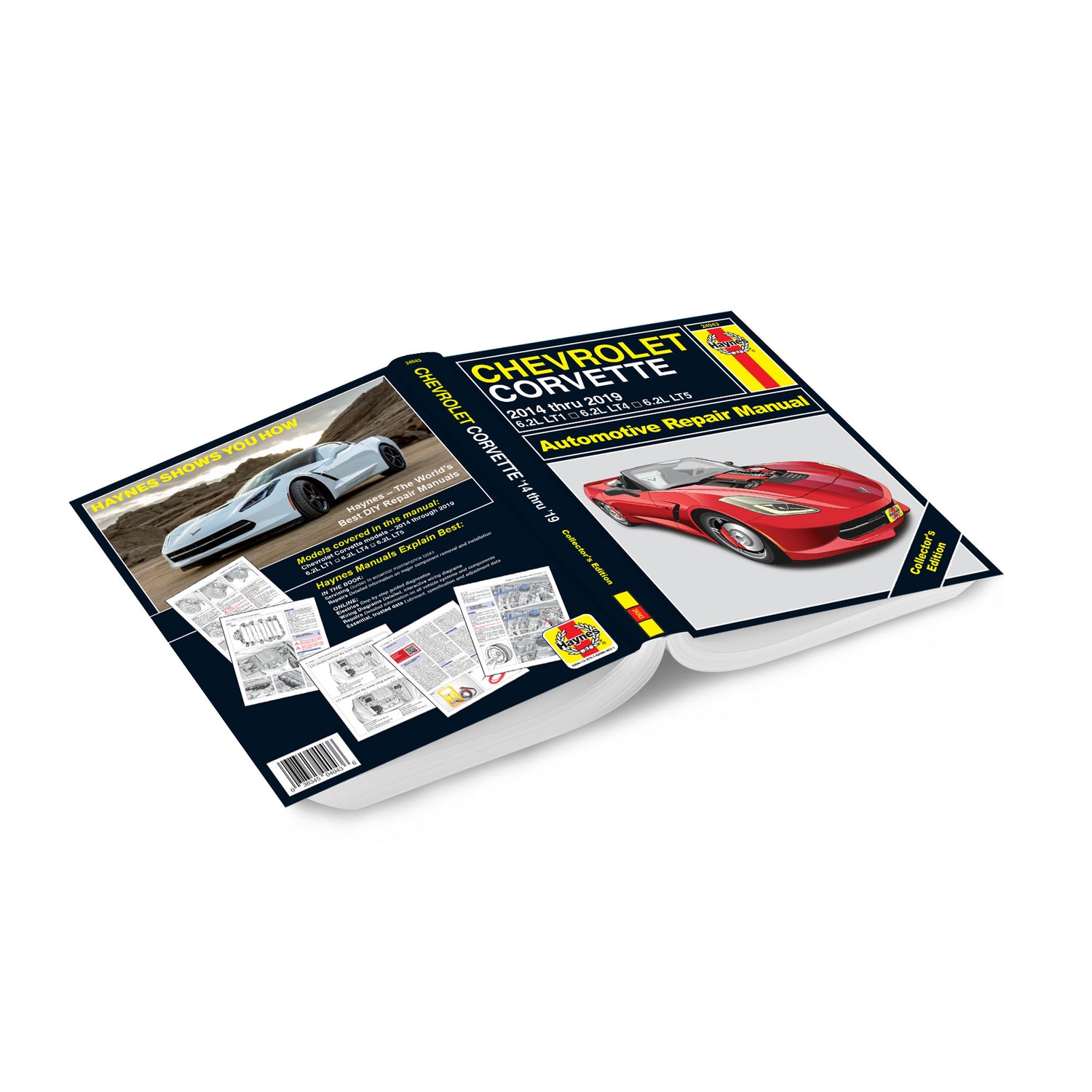 Collector's Edition: Chevrolet Corvette C7 (2014-2019) Haynes Repair Manual - Hardcover