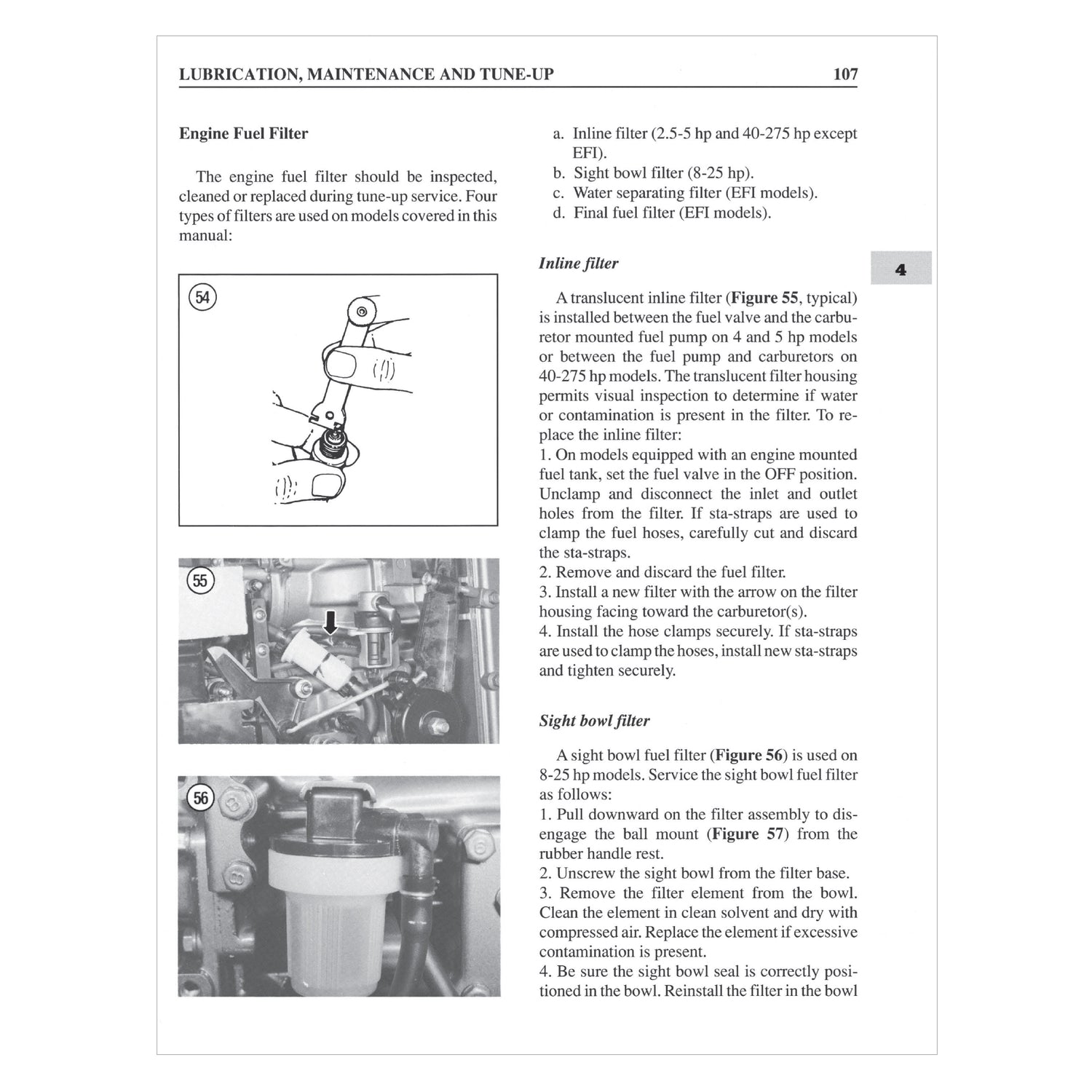 Mariner 2.5-275 HP Outboard Engine (1990-1993) Service & Repair Manual
