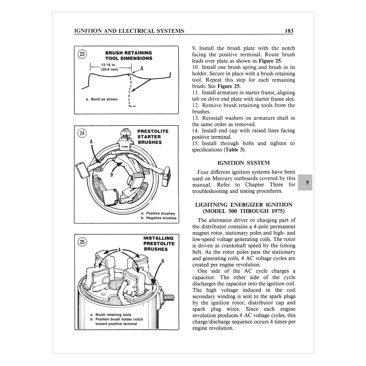 Mercury Inline V-6 45 Outboard 45-225 HP (1972-1989) Service Repair Manual