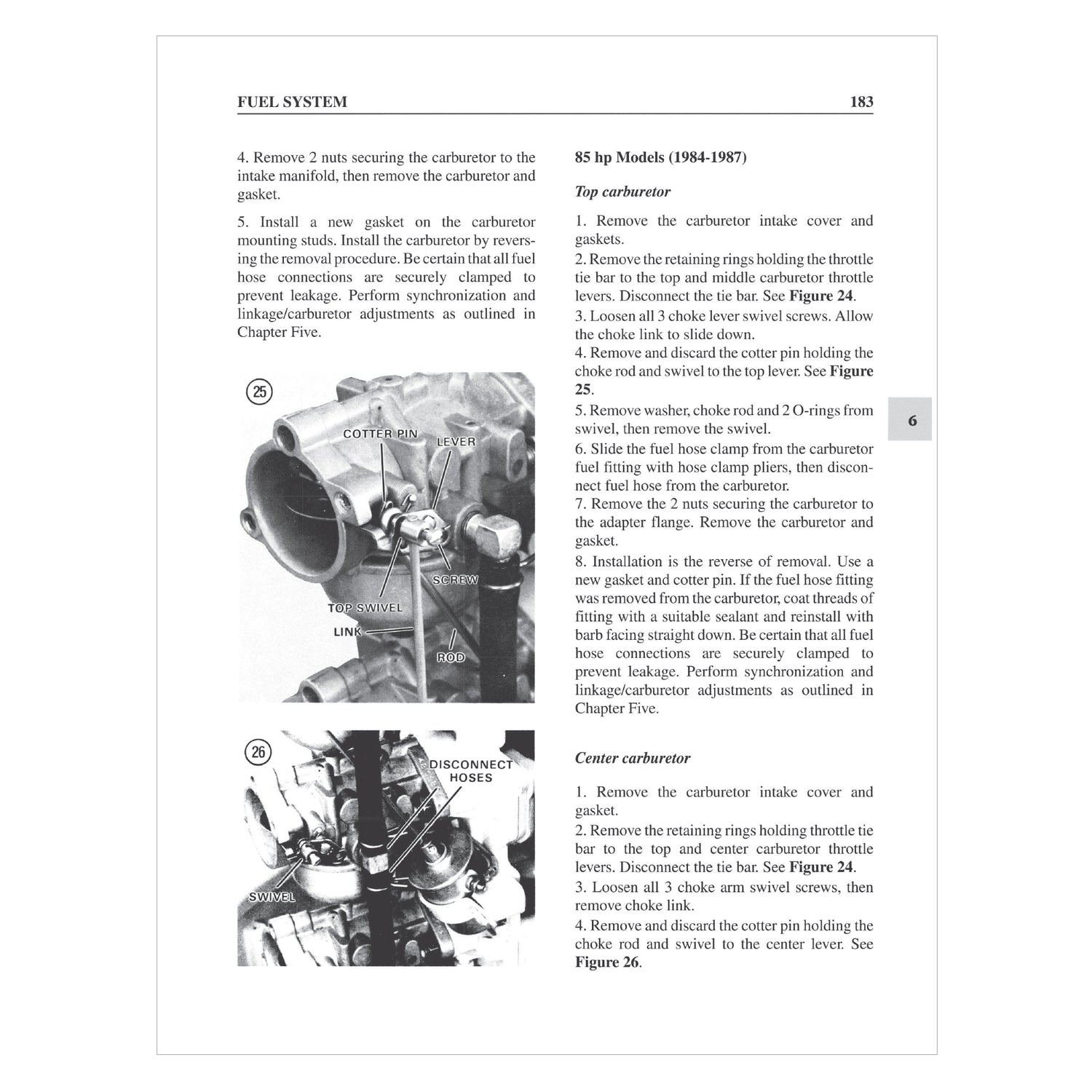 Force 4-150 HP Outboards Includes L Drives (1984-1999) Service Repair Manual