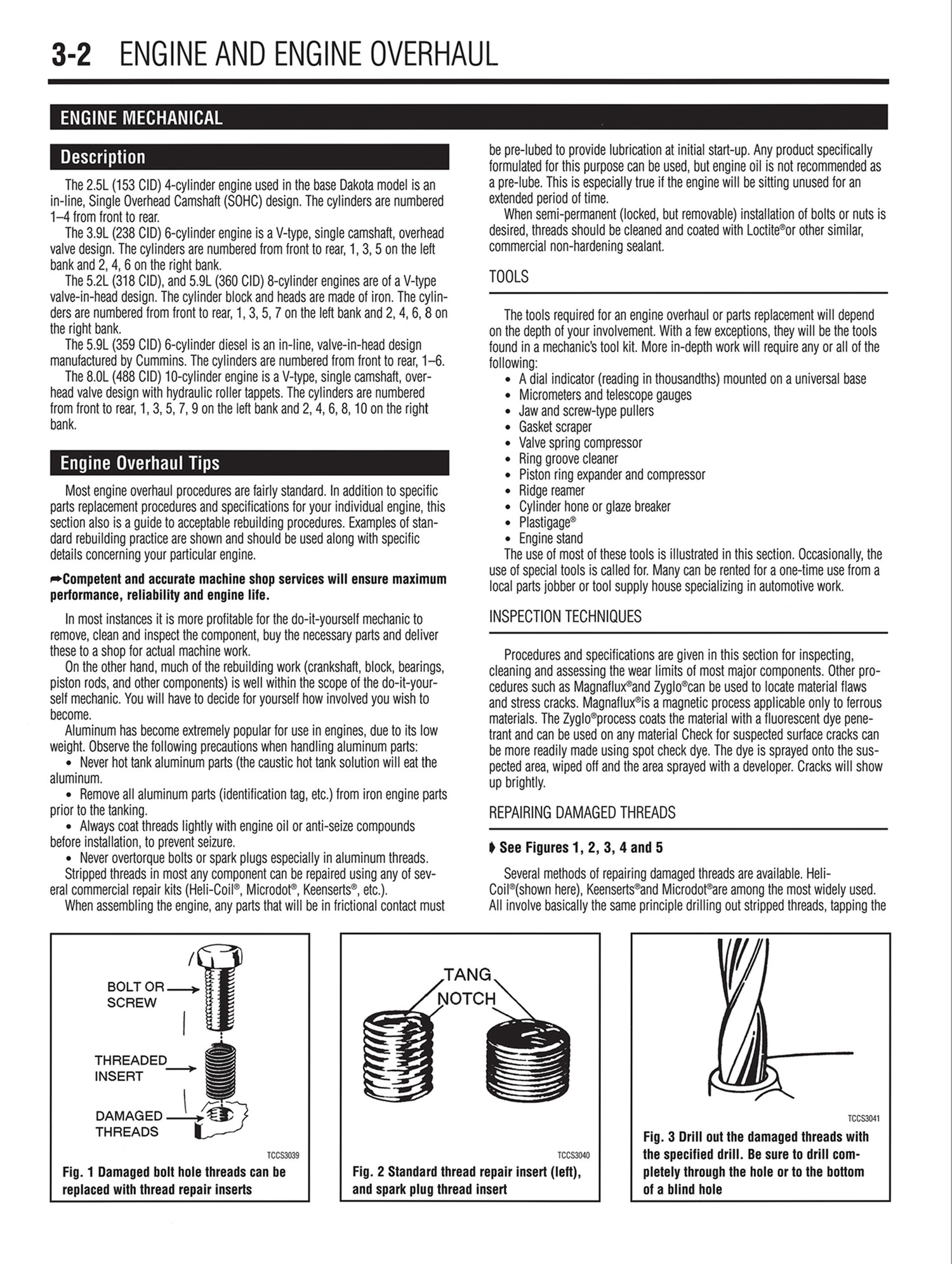Chrysler Full-Size Trucks Chilton Repair Manual for 1989-96 covering all models of 1/2, 3/4 and 1-ton Picks-Ups, Dakota and Ramcharger (2 and 4 wheel drive, gas and diesel engines)