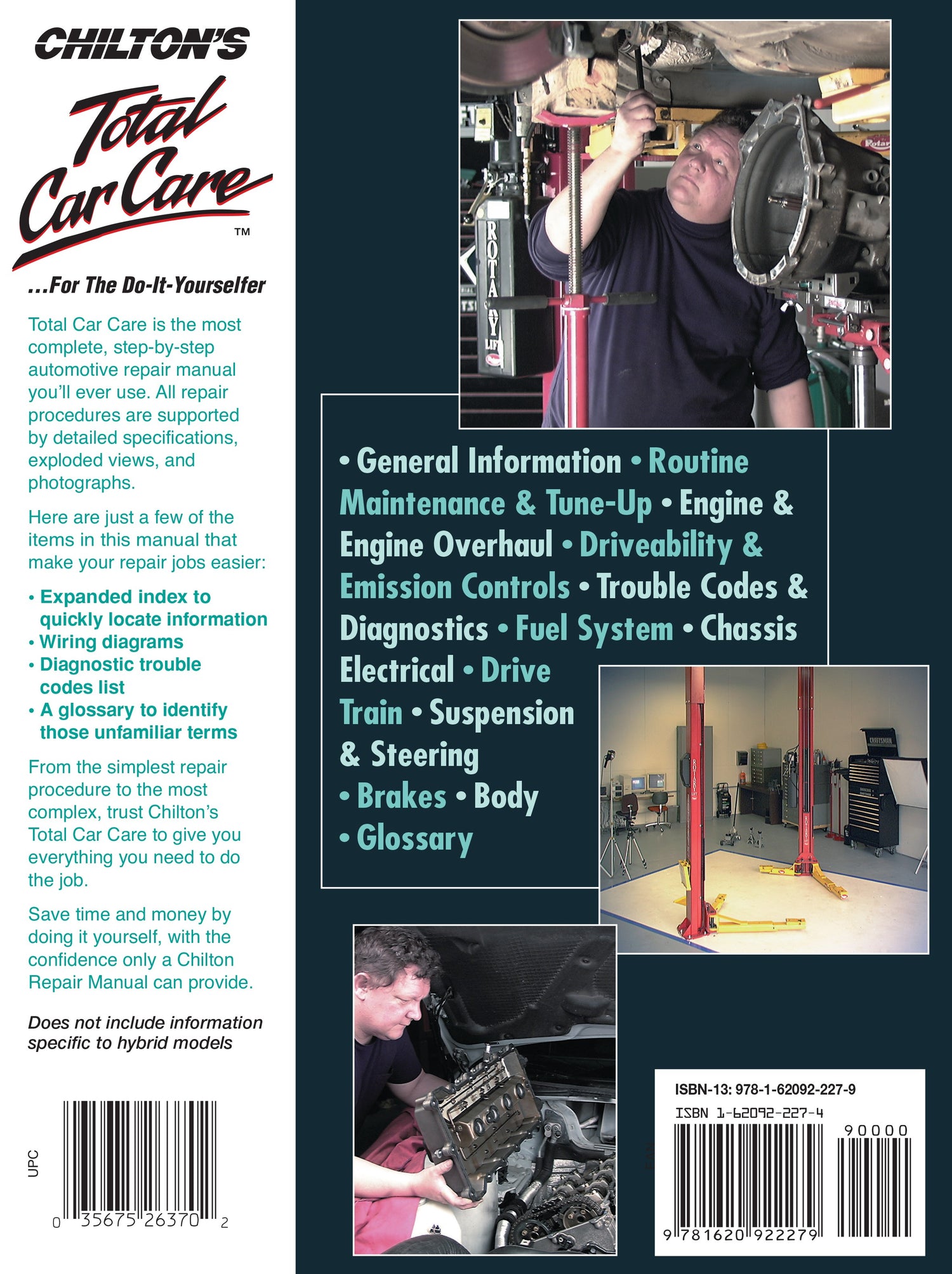 Ford Fusion & Mercury Milan (2006-10) for of Ford Fusion & Mercury Milan (exc. hybrids) Chilton Repair Manual (USA)