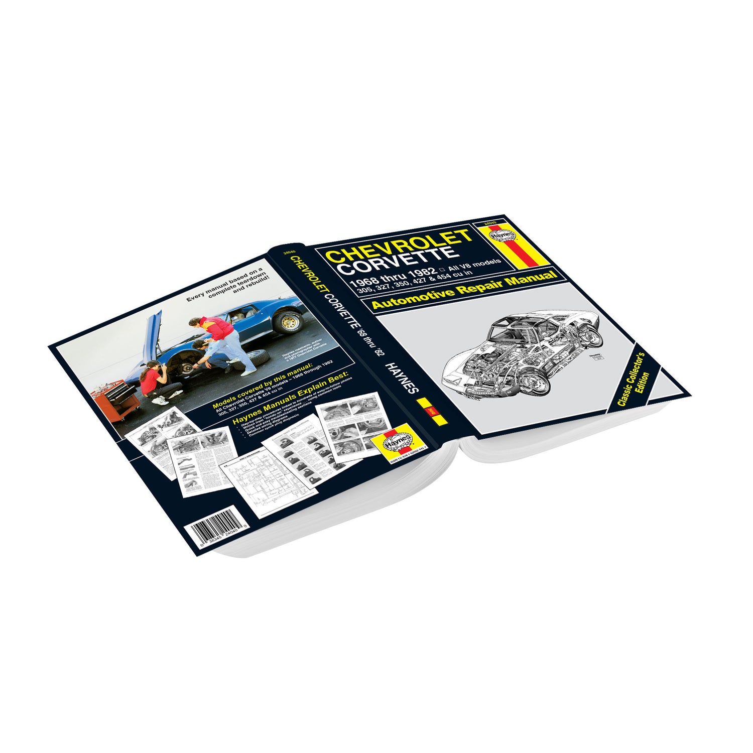 Classic Collector's Edition: Chevrolet Corvette (68-82) Haynes Repair Manual - Hardcover