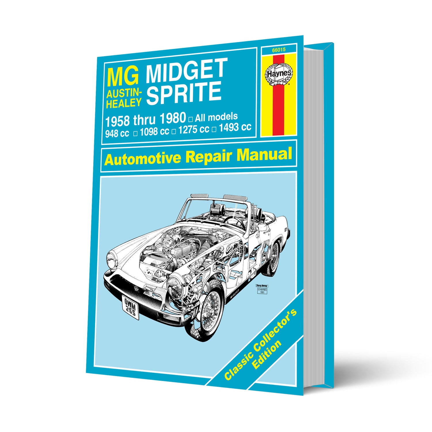 Classic Collector's Edition: MG Midget & Austin-Healy Sprite (1958-1980) Haynes Repair Manual - Hardcover