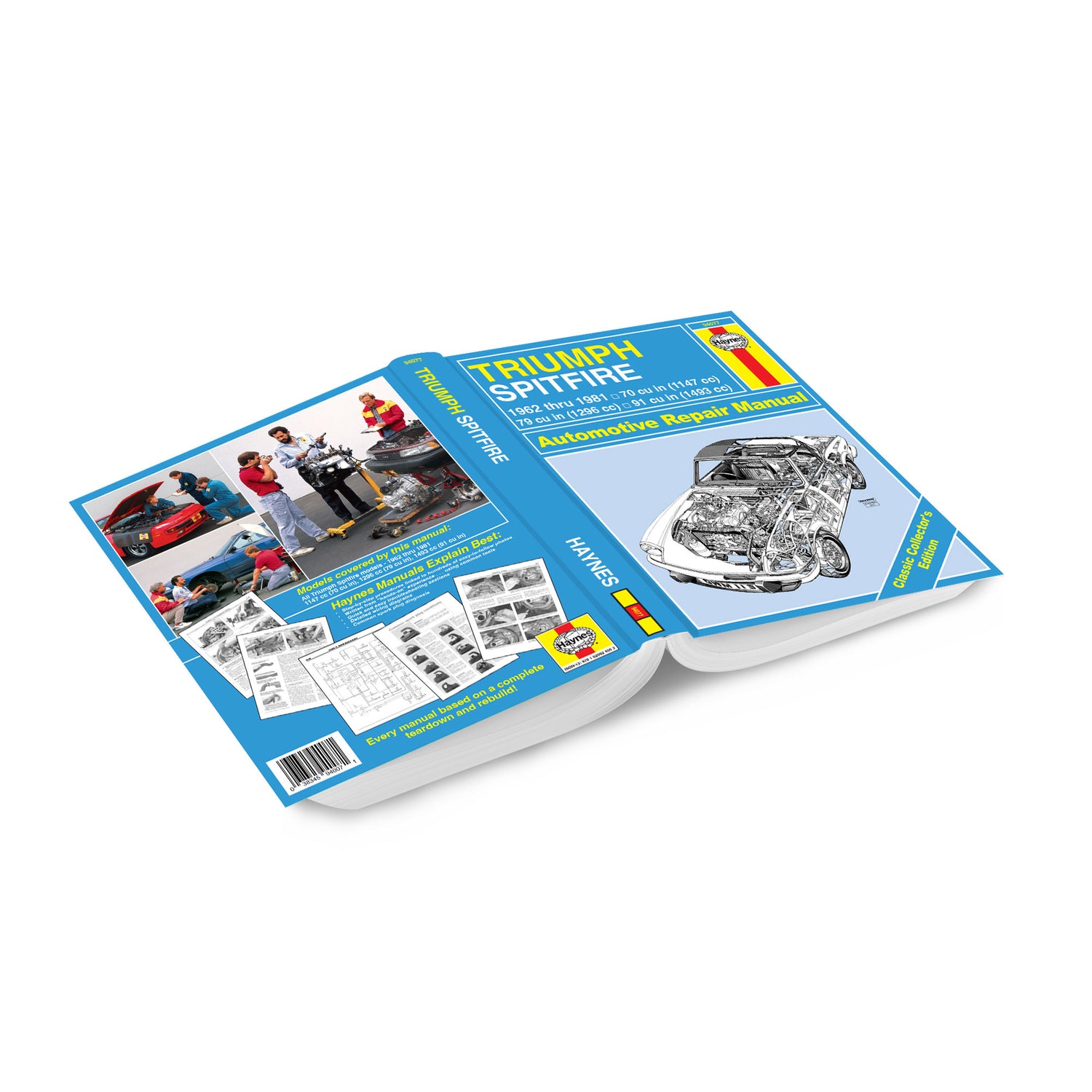 Classic Collector's Edition: Triumph Spitfire (1962 - 1981) Haynes Repair Manual - Hardcover