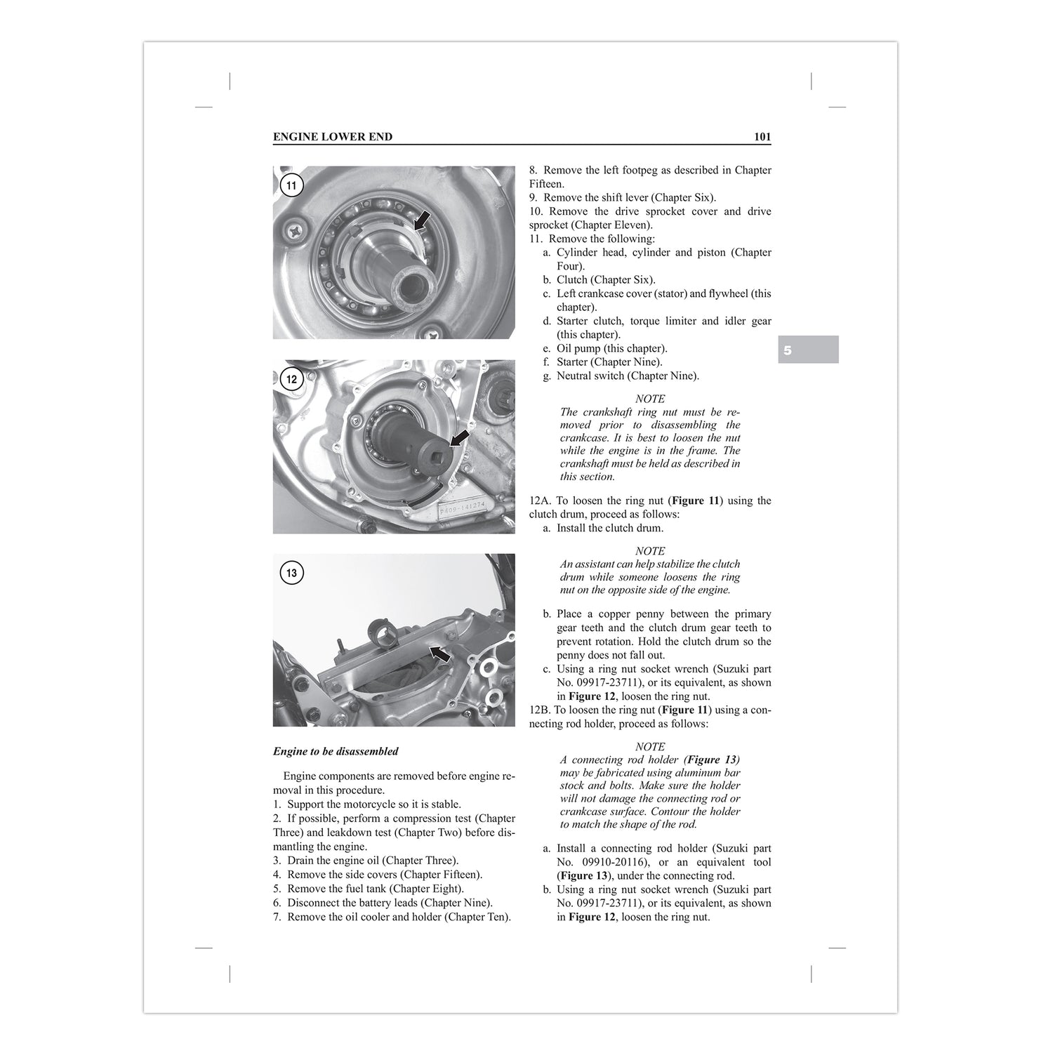 Suzuki DR650 Series Motorcycle (1996-2019) Service Repair Manual Manual