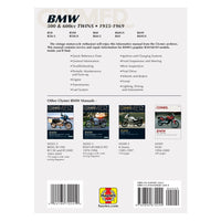 BMW 500 & 600cc Twins Motorcycle (1955-1969) Service Repair Manual