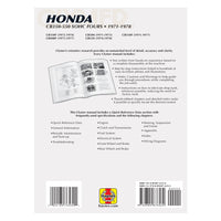 Honda CB350-550CC Sonic Fours Motorcycle, 1971-1978 Service Repair Manual