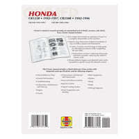 Honda CR125R (1992-1997) & CR250R (1992-1996) Motorcycle Service Repair Manual