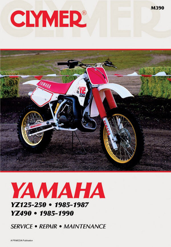 Yamaha YZ125 & YZ250 (1985-1987) &YZ490 (1985-1990) Motorcycle Service Repair Manual